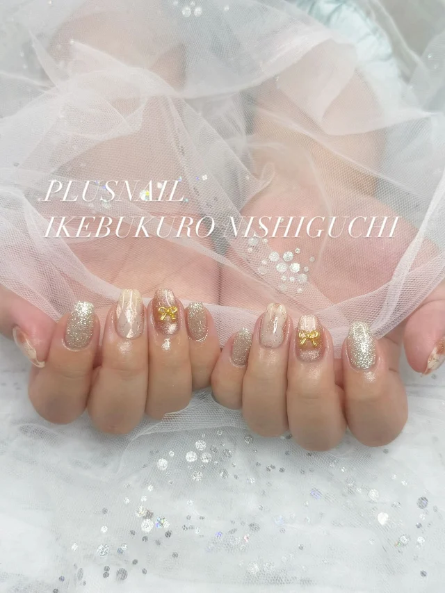 .

.⋆𝜗𝜚 ┈┈┈ ⋯ ┈┈┈ 𝜗𝜚 ┈┈┈ ⋯ ┈┈┈𝜗𝜚.⋆

オリジナルデザイン🎀
キラキラとリボンパーツの相性最強🫶

.⋆𝜗𝜚 ┈┈┈ ⋯ ┈┈┈ 𝜗𝜚 ┈┈┈ ⋯ ┈┈┈𝜗𝜚.⋆

【color】
#オリジナルデザイン
096.304M.茶色MIX

【staff】
matsumoto

※インスタのデザインのご希望の方は（インスタデザイン希望）とご予約時に記載頂くかお電話の際はお伝えください
※お時間によってはご案内出来かねますのでよろしくお願い致します。
ご予約はプロフィールのURL またはお電話にて承っております♥

●池袋駅徒歩3分
#nail #nails #naildesign #gelnails #gelnail #ジェルネイル#パラジェル #大人ネイル #綺麗めネイル #パープルネイル #パープル #purplenails #マグネット #マグネットネイル #magnetnails #ネイルデザイン #プラスネイル #プラスネイル池袋西口　#クリアネイル #夏ネイル #summernail #フレンチ　#フラッシュネイル #マットネイル　#秋ネイル　#オータムネイル#ラメグラ　#グリッター